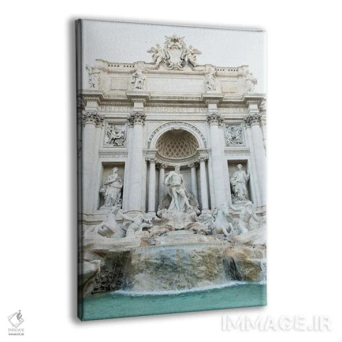تابلو فوارهٔ تروی رم یک اثر هنر آنیتا و بلا - نمای پرسپکتیو محصول