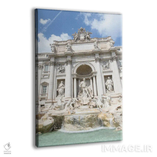 تابلو فوارهٔ تروی رم دو اثر هنر آنیتا و بلا - نمای پرسپکتیو محصول