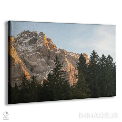 تابلو لذت غروب کوهستان یک اثر هنر آنیتا و بلا - نمای پرسپکتیو محصول