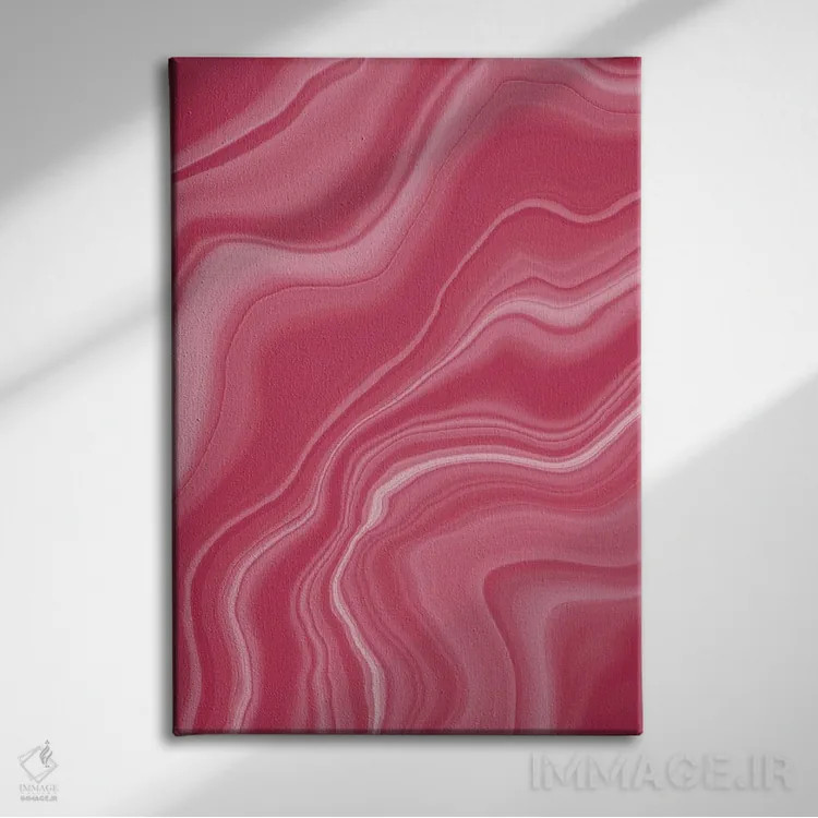 تابلو رویای عقیق ماجنتا ویوا مایع اثر هنر آنیتا و بلا - نمای روبهرو روی دیوار