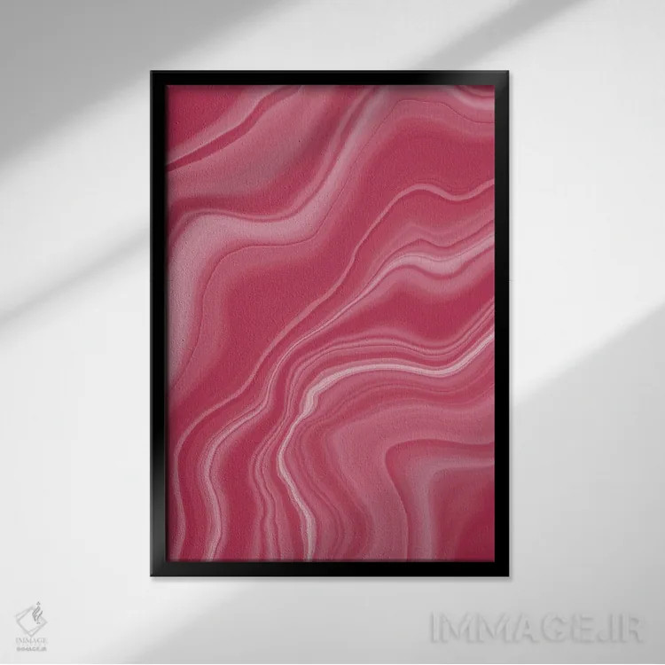 تابلو رویای عقیق ماجنتا ویوا مایع اثر هنر آنیتا و بلا - نمای قابدار مشکی