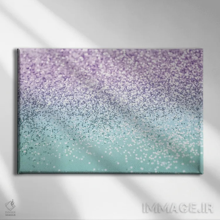 تابلو درخشش دختران پری دریایی دوم (درخشش مصنوعی) اثر هنر آنیتا و بلا - نمای روبهرو روی دیوار