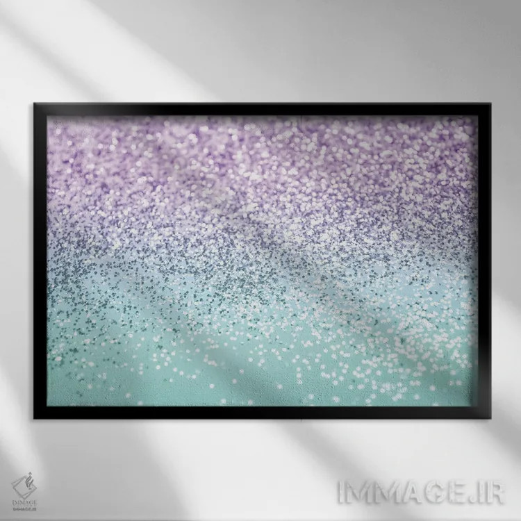 تابلو درخشش دختران پری دریایی دوم (درخشش مصنوعی) اثر هنر آنیتا و بلا - نمای قابدار مشکی