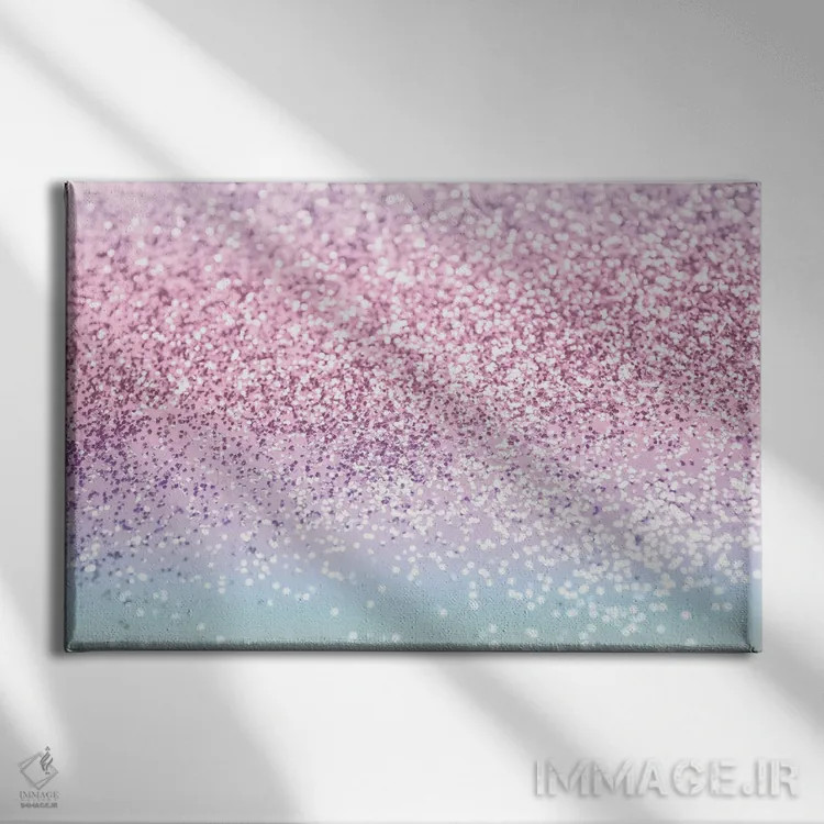 تابلو درخشش دختران تکشاخ (درخشش مصنوعی) اثر هنر آنیتا و بلا - نمای روبهرو روی دیوار