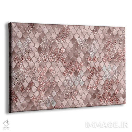 تابلو شکوه فلس پری دریایی پنجم (درخشش مصنوعی) اثر هنر آنیتا و بلا - نمای پرسپکتیو محصول