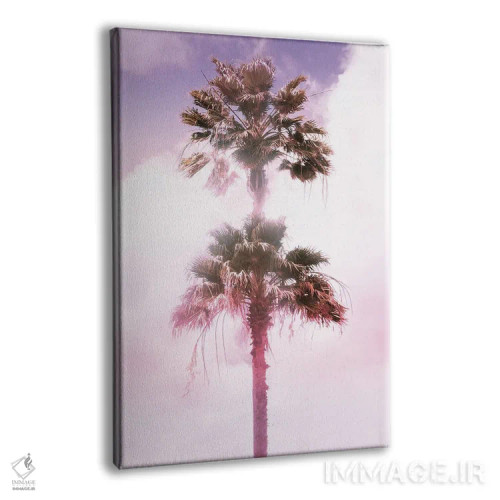 تابلو جفت درخت خرما اثر هنر آنیتا و بلا - نمای پرسپکتیو محصول