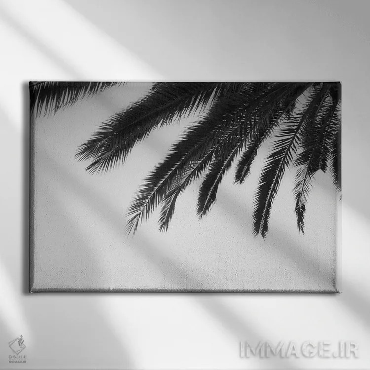 تابلو نخلهای رؤیایی دوم اثر هنر آنیتا و بلا - نمای روبهرو روی دیوار