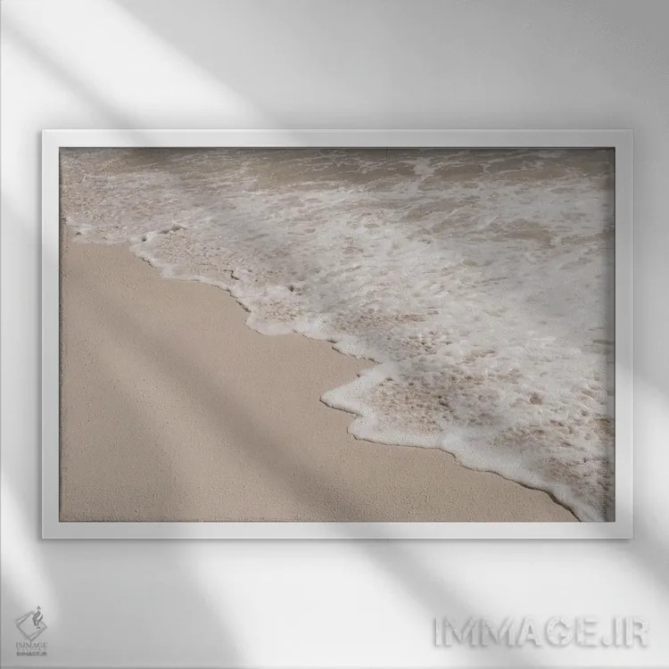 تابلو رویای کف دریا کارائیب دوم اثر هنر آنیتا و بلا - نمای قابدار سفید