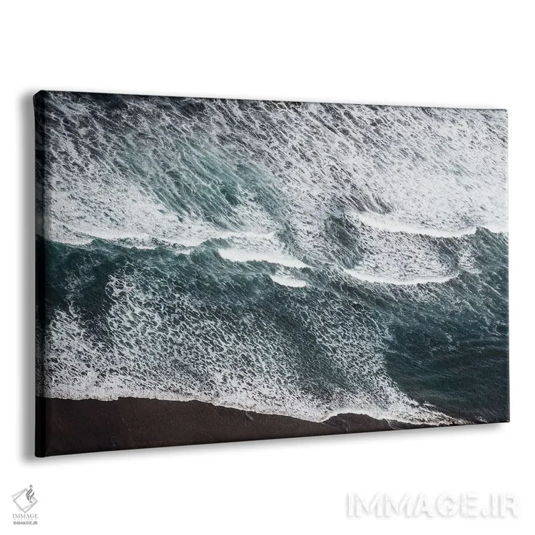 تابلو نمای هوایی اقیانوس اطلس اثر هنر آنیتا و بلا - نمای پرسپکتیو محصول