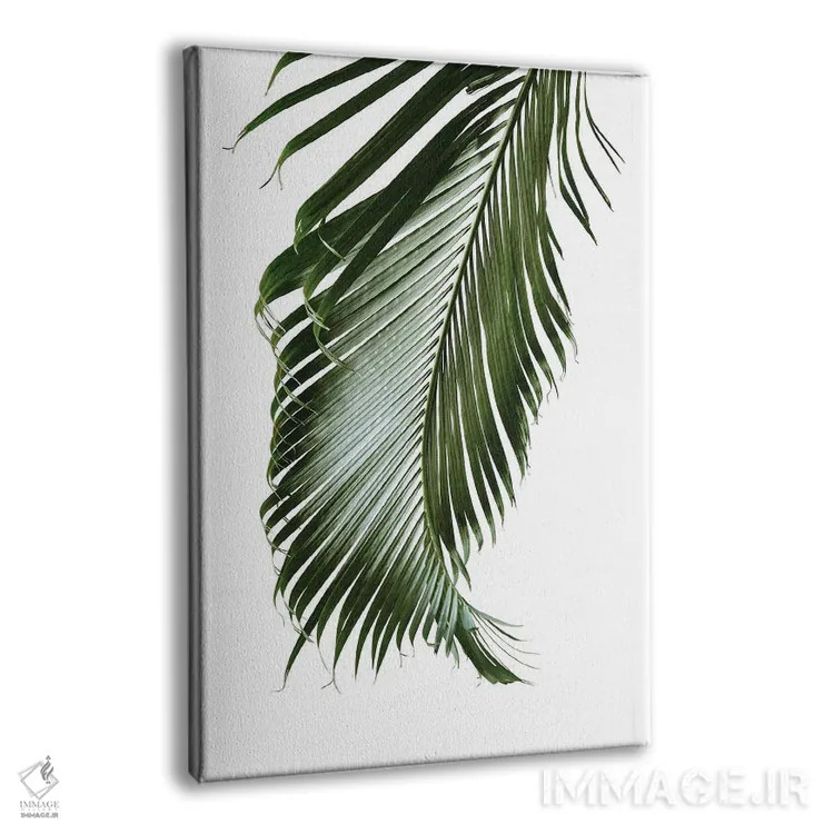 تابلو ظرافت برگ نخل دوم اثر هنر آنیتا و بلا - نمای پرسپکتیو محصول