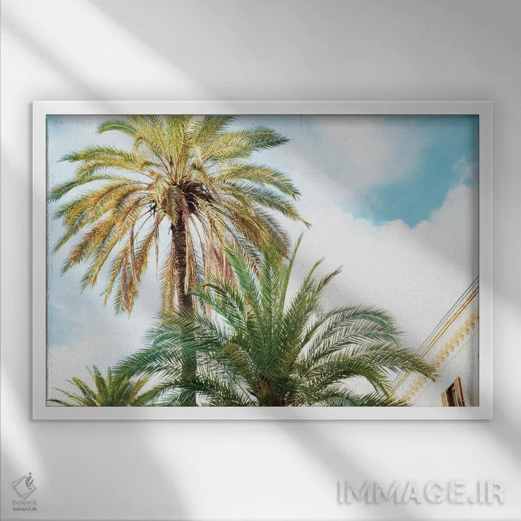 تابلو رم زیبا اثر هنر آنیتا و بلا - نمای قابدار سفید