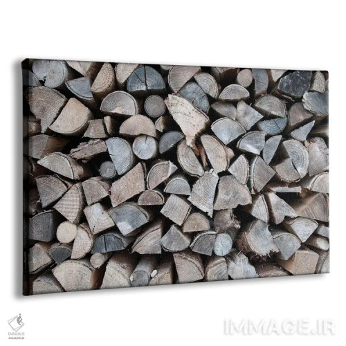 تابلو چوب روستایی دوم اثر هنر آنیتا و بلا - نمای پرسپکتیو محصول