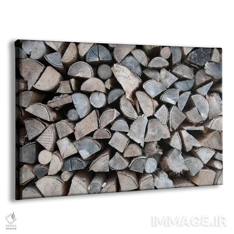 تابلو چوب روستایی دوم اثر هنر آنیتا و بلا - نمای پرسپکتیو محصول