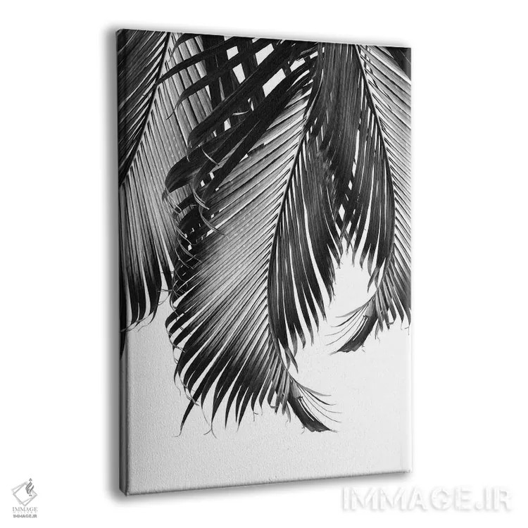 تابلو ظرافت برگ نخل دوم اثر هنر آنیتا و بلا - نمای پرسپکتیو محصول