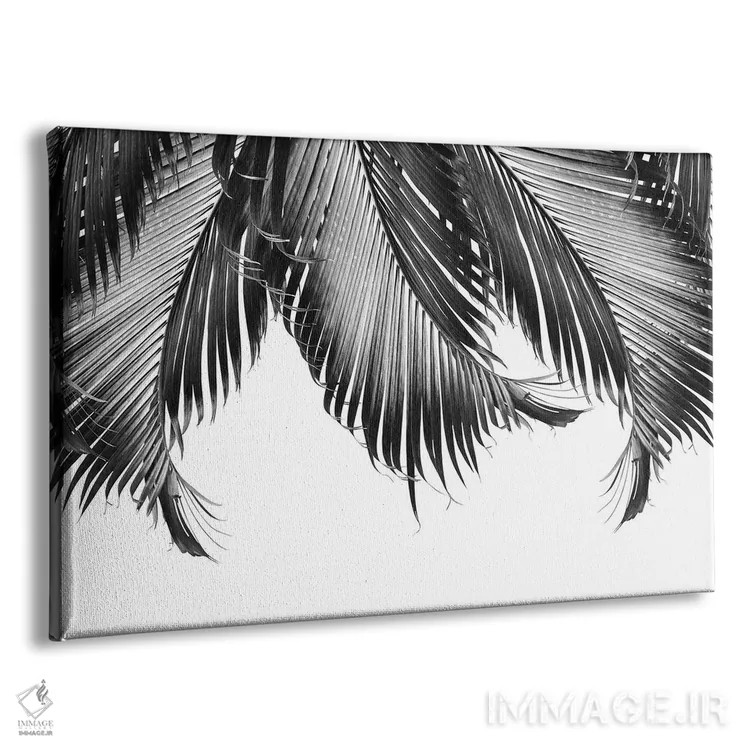 تابلو ظرافت برگ نخل سوم اثر هنر آنیتا و بلا - نمای پرسپکتیو محصول