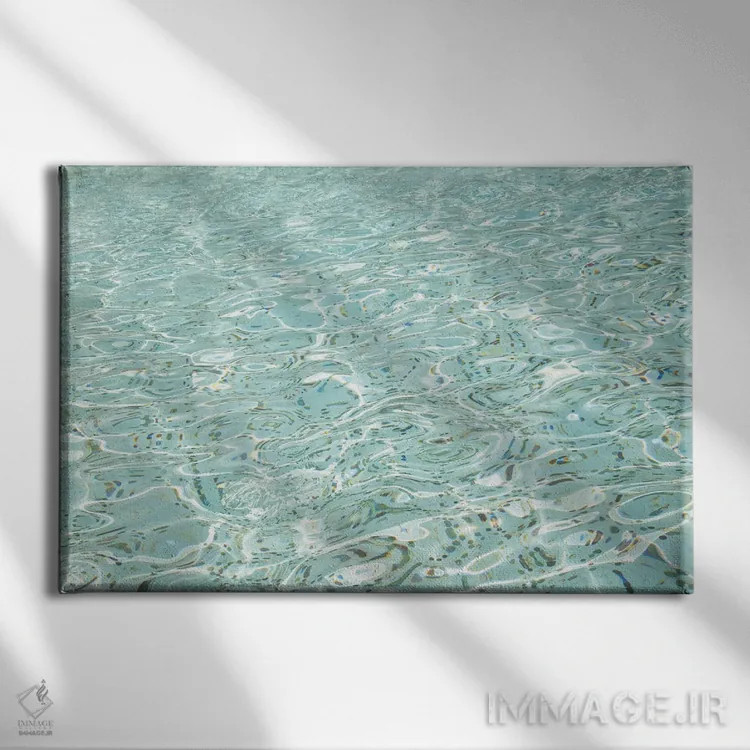 تابلو سکهها در فوارهٔ تروی اثر هنر آنیتا و بلا - نمای روبهرو روی دیوار