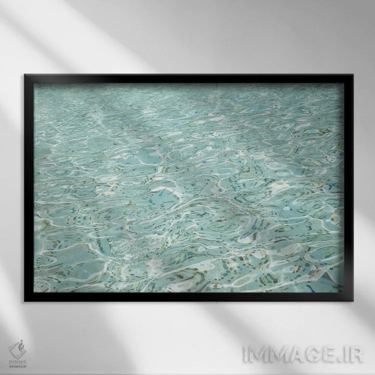 تابلو سکهها در فوارهٔ تروی اثر هنر آنیتا و بلا - نمای قابدار مشکی