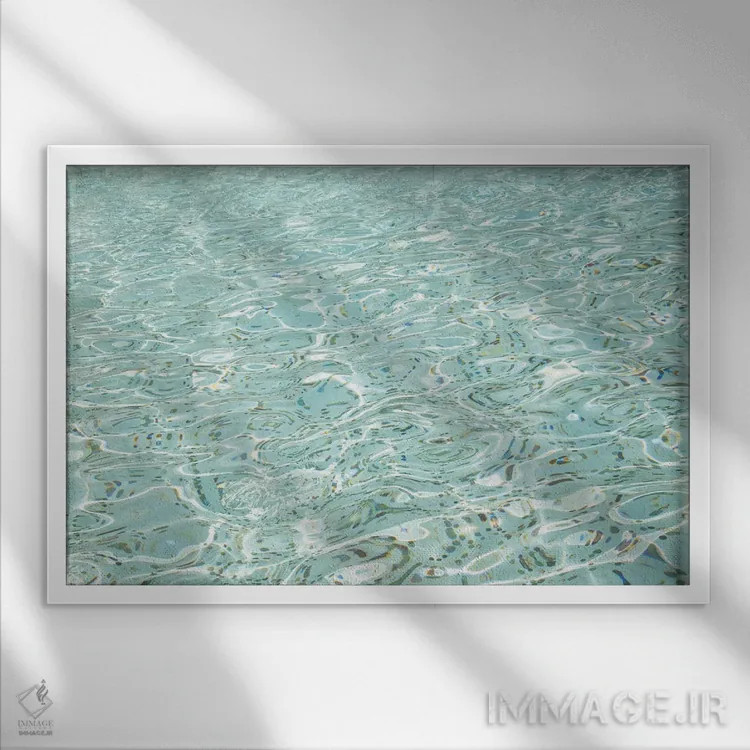 تابلو سکهها در فوارهٔ تروی اثر هنر آنیتا و بلا - نمای قابدار سفید