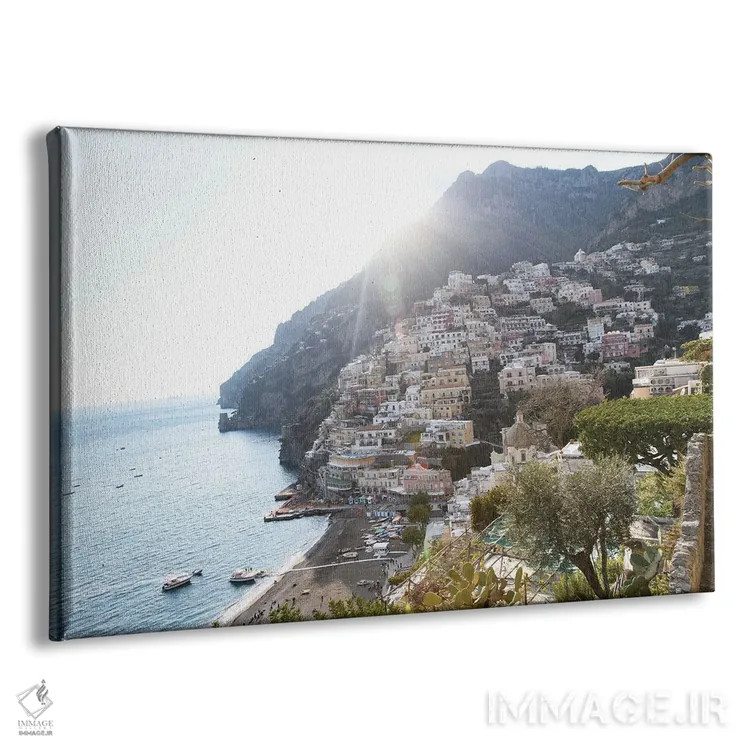 تابلو پوزیتانو زیبا دو اثر هنر آنیتا و بلا - نمای پرسپکتیو محصول