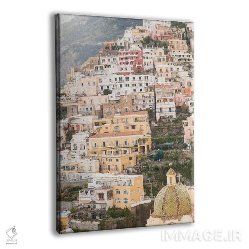 تابلو پوزیتانو زیبا پنج اثر هنر آنیتا و بلا - نمای پرسپکتیو محصول