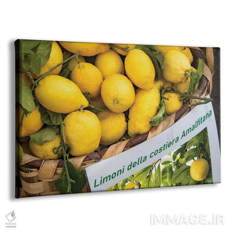 تابلو رویای لیموی آمالفی سه اثر هنر آنیتا و بلا - نمای پرسپکتیو محصول