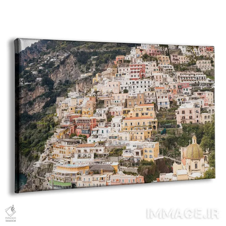 تابلو پوزیتانو زیبا شش اثر هنر آنیتا و بلا - نمای پرسپکتیو محصول