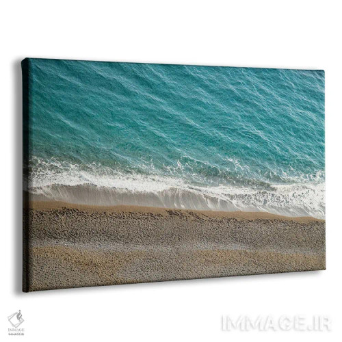 تابلو رویای هوایی ساحل آمالفی سه اثر هنر آنیتا و بلا - نمای پرسپکتیو محصول