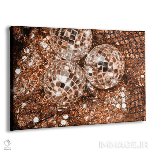 تابلو شکوه گویهای دیسکو سیزدهم اثر هنر آنیتا و بلا - نمای پرسپکتیو محصول