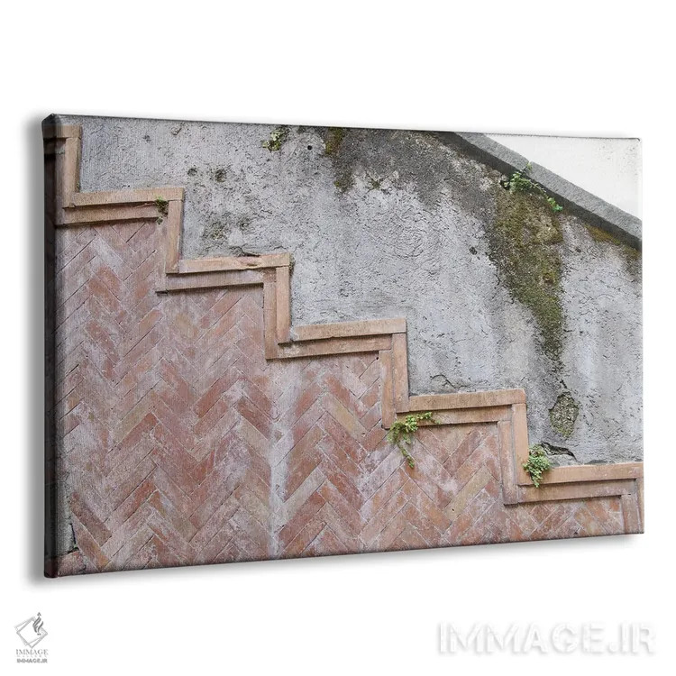 تابلو دیوار روستایی آمالفی یک اثر هنر آنیتا و بلا - نمای پرسپکتیو محصول