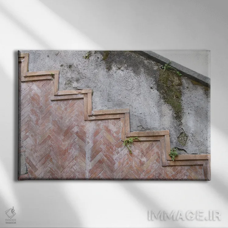 تابلو دیوار روستایی آمالفی یک اثر هنر آنیتا و بلا - نمای روبهرو روی دیوار