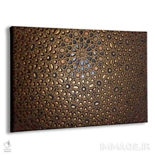 تابلو سقف طلایی الکازار یک اثر هنر آنیتا و بلا - نمای پرسپکتیو محصول