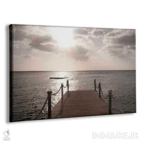 تابلو غروب در ساحل کارائیب یک اثر هنر آنیتا و بلا - نمای پرسپکتیو محصول