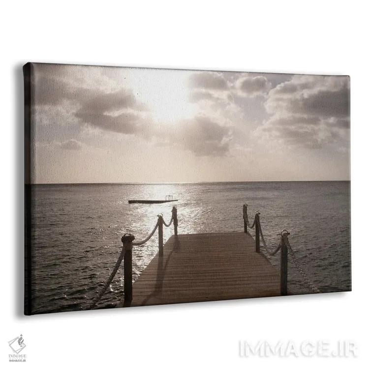 تابلو غروب در ساحل کارائیب یک اثر هنر آنیتا و بلا - نمای پرسپکتیو محصول