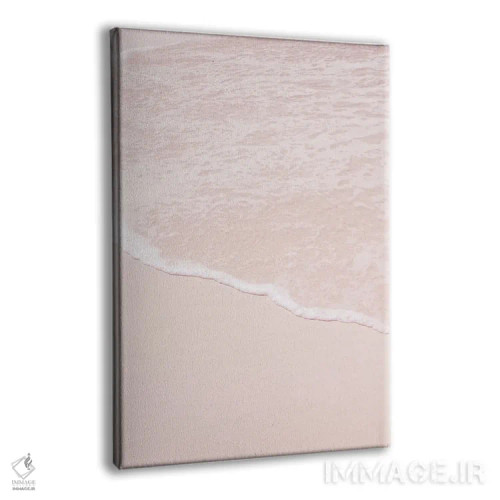 تابلو رویای کف دریا با رنگ صورتی یکم اثر هنر آنیتا و بلا - نمای پرسپکتیو محصول