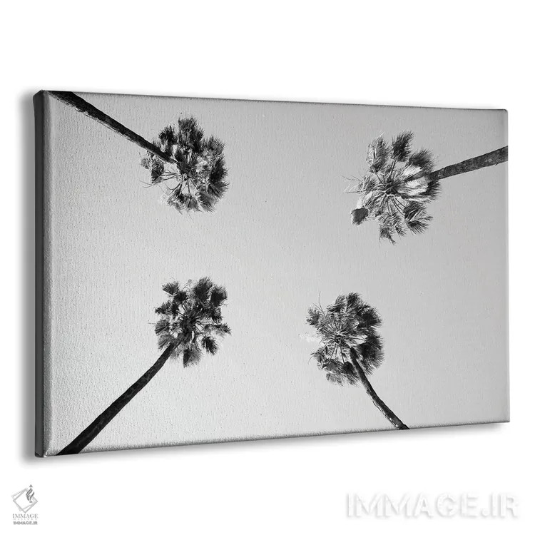 تابلو زیر نخلها چهارم اثر هنر آنیتا و بلا - نمای پرسپکتیو محصول