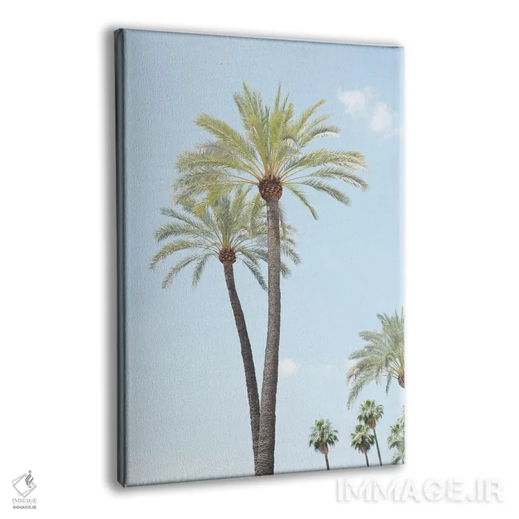 تابلو زیبایی نخلها یکم اثر هنر آنیتا و بلا - نمای پرسپکتیو محصول