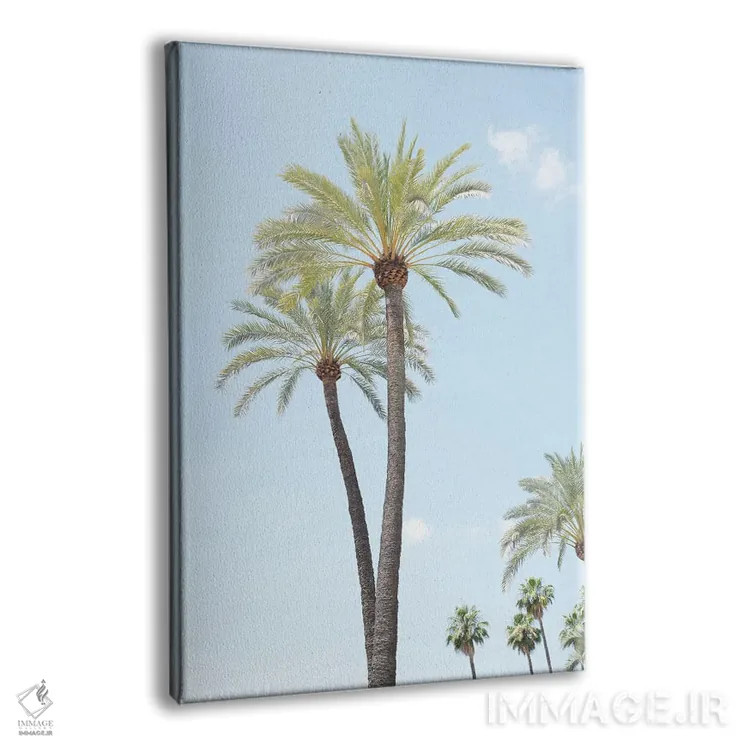 تابلو زیبایی نخلها یکم اثر هنر آنیتا و بلا - نمای پرسپکتیو محصول
