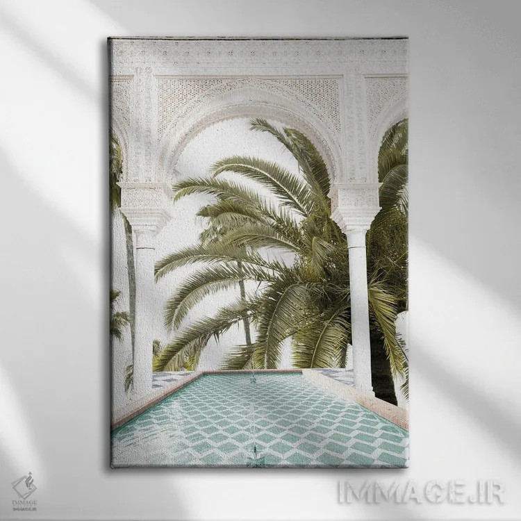 تابلو رویای قوس ریاض سویا یکم اثر هنر آنیتا و بلا - نمای روبهرو روی دیوار