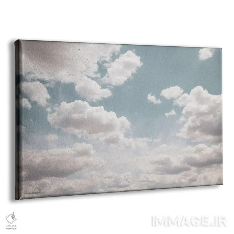 تابلو ابرهای رؤیایی یکم اثر هنر آنیتا و بلا - نمای پرسپکتیو محصول