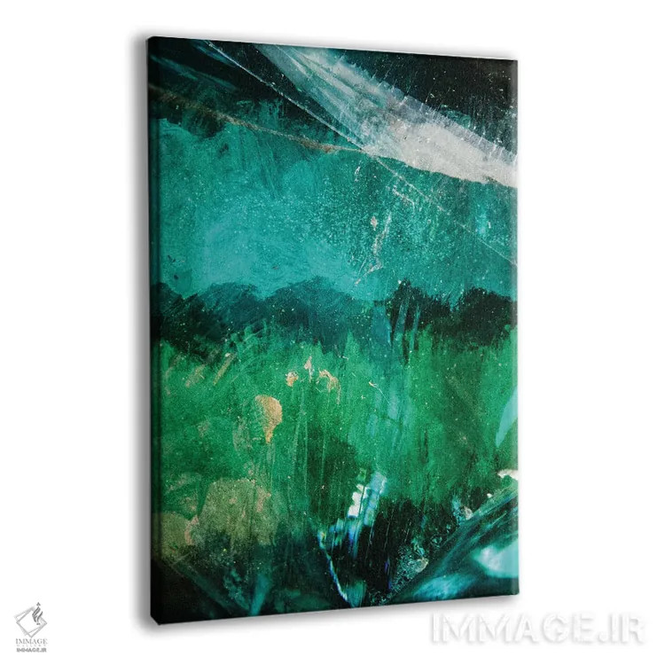 تابلو طرح انتزاعی سنگی شیک یکم اثر هنر آنیتا و بلا - نمای پرسپکتیو محصول