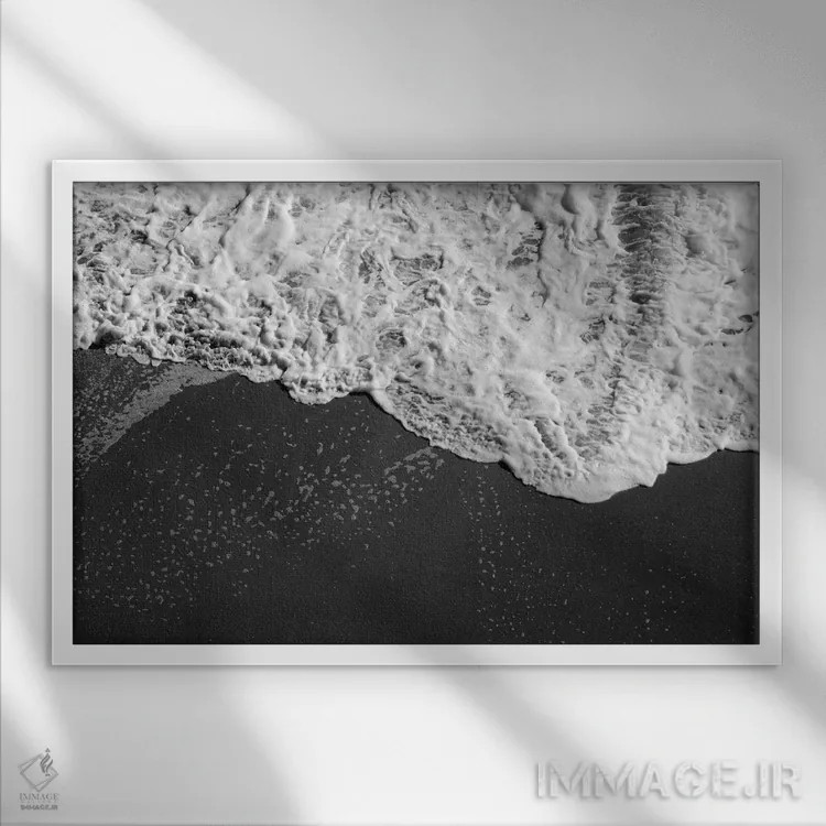 تابلو رویای اقیانوس آلگارو دوم اثر هنر آنیتا و بلا - نمای قابدار سفید