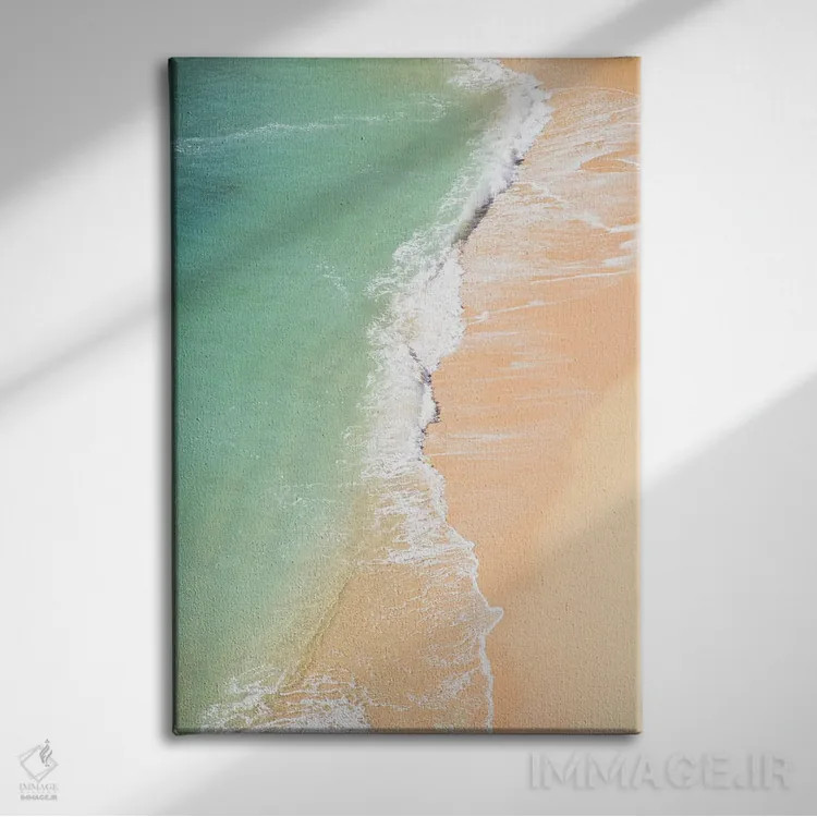 تابلو شعف اقیانوس اطلس یکم اثر هنر آنیتا و بلا - نمای روبهرو روی دیوار