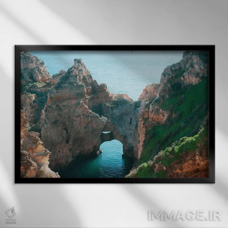 تابلو رویای قوس آلگارو یکم اثر هنر آنیتا و بلا - نمای قابدار مشکی