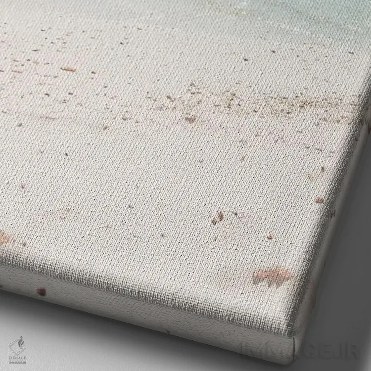 تابلو شعف ساحل اقیانوس کاریبی دوم اثر هنر آنیتا و بلا - نمای نزدیک بافت بوم