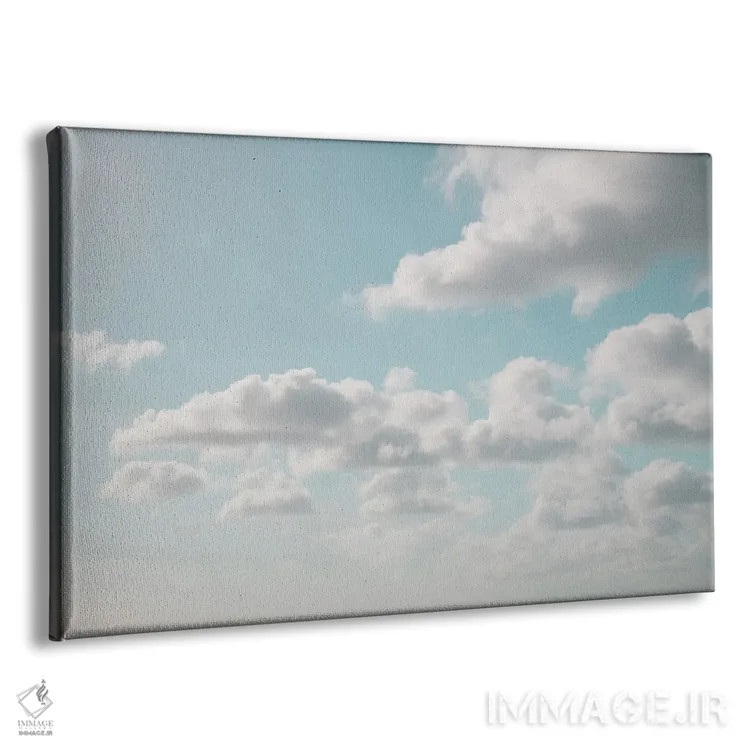 تابلو ابرهای رؤیایی نهم اثر هنر آنیتا و بلا - نمای پرسپکتیو محصول