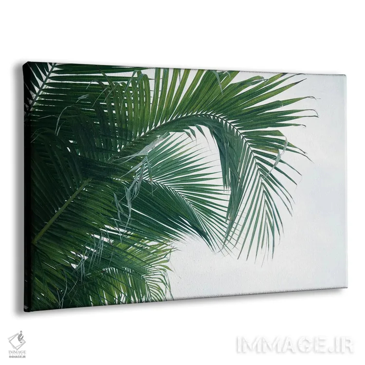 تابلو نخلهای کاریبی سرسبز یازدهم اثر هنر آنیتا و بلا - نمای پرسپکتیو محصول