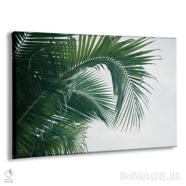 تابلو نخلهای کاریبی سرسبز یازدهم اثر هنر آنیتا و بلا - نمای پرسپکتیو محصول