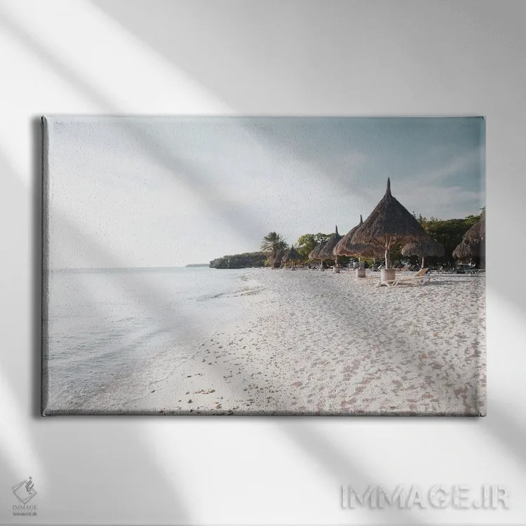 تابلو کاس آبائو (جزیره کاریبی) اثر هنر آنیتا و بلا - نمای روبهرو روی دیوار