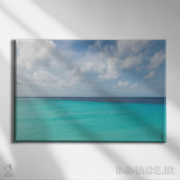 تابلو شعف اقیانوس ابری رؤیایی دوم اثر هنر آنیتا و بلا - نمای روبهرو روی دیوار
