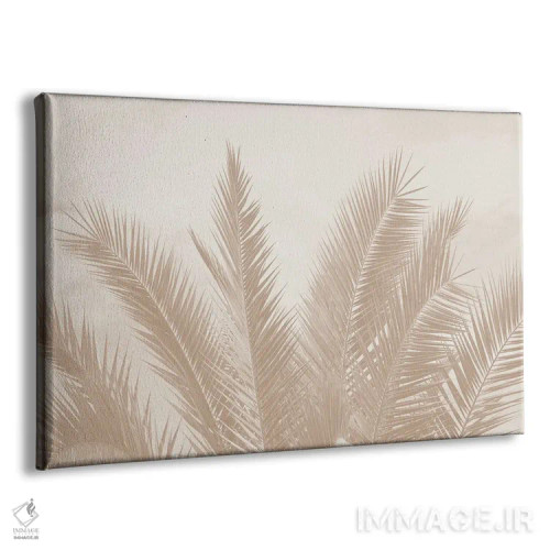 تابلو نخلهای رؤیایی کاریبی چهارم اثر هنر آنیتا و بلا - نمای پرسپکتیو محصول